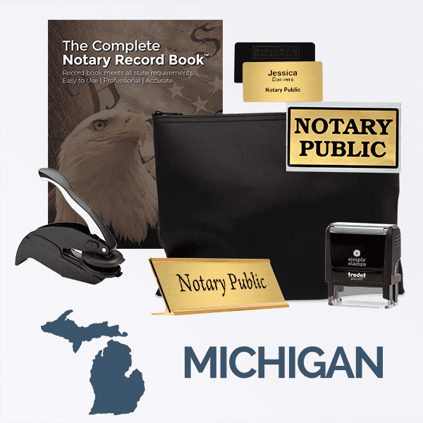 Michigan Deluxe Notary Kit