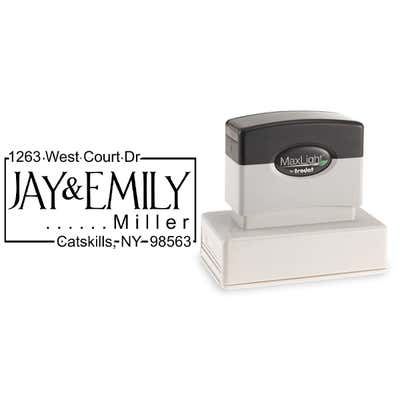Unfortunate Events Return Address Stamp