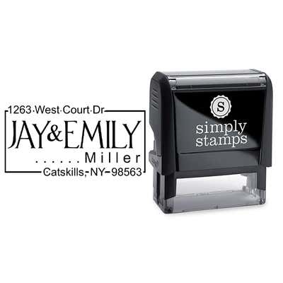 Unfortunate Events Return Address Stamp