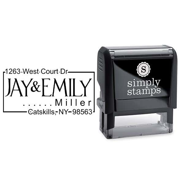 Unfortunate Events Return Address Stamp Body and Design