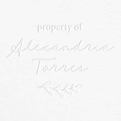 Seal impression of Minimalist Script Property of Embosser on Gray Paper