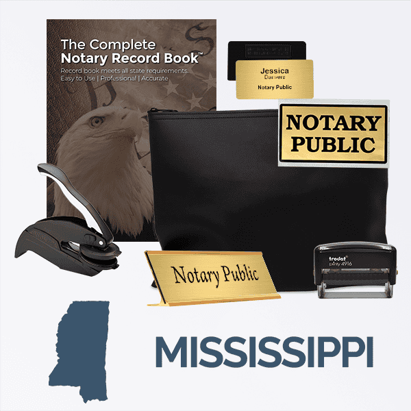Mississippi Deluxe Notary Kit