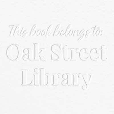 Custom Book Embosser - Modern Serif - alternate view