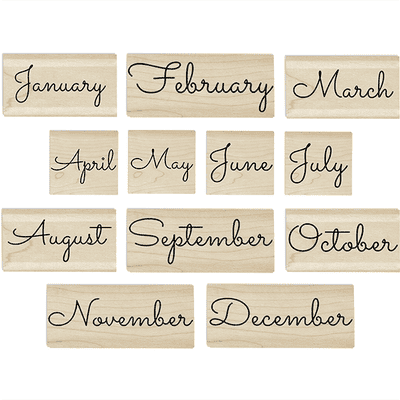 Months of the Year Stamp Set