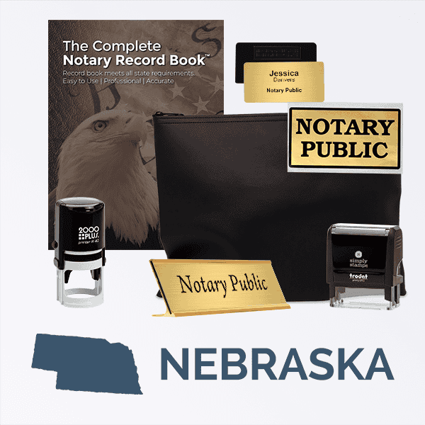 Nebraska Deluxe Notary Kit