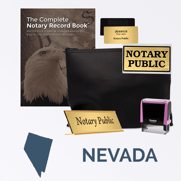 Nevada Pink Deluxe Notary Kit