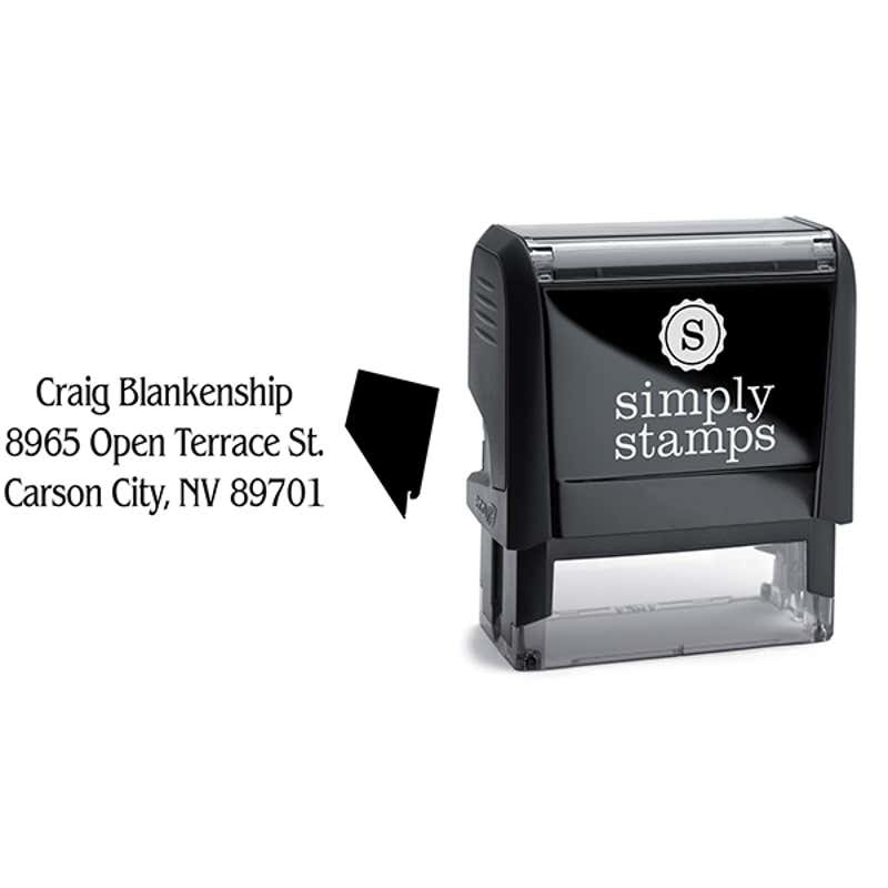 Nevada Return Address Stamp Body and Design