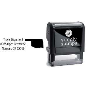 Oklahoma Return Address Stamp Body and Design