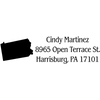 Pennsylvania Custom Return Address Stamper