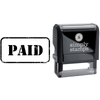 Paid in Army Stamp Lettering Business Stamp