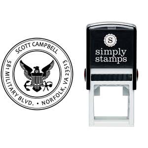 Return Address United States Navy Stamp Body and Design