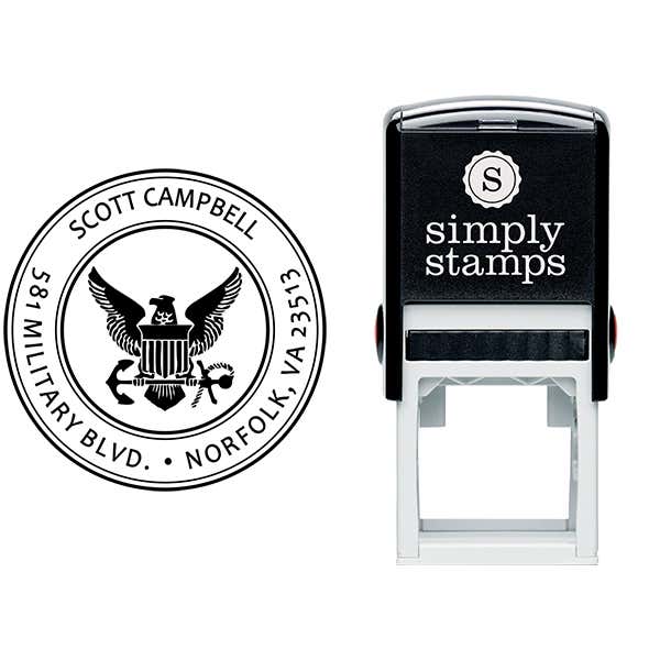 Return Address United States Navy Stamp Body and Design
