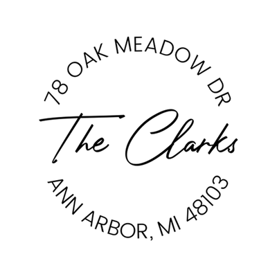 Photograph Signature Address Stamp