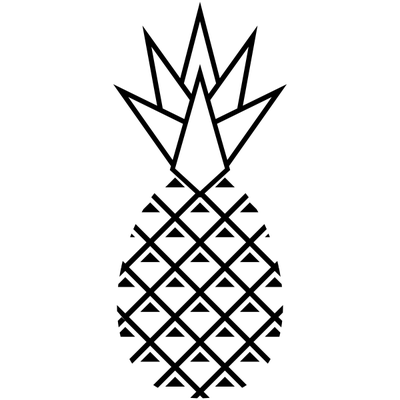 Pineapple Craft Stamp