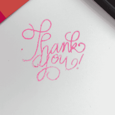 Pink Craft Ink Pad - alternate view
