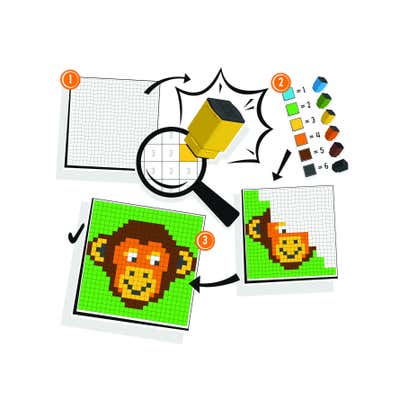Trodat Pixel Stamp Kit – Animals - alternate view