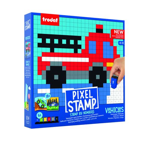 Trodat Pixel Stamp Kit – Vehicles