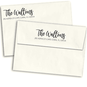 Playful Script Custom Address Stamp