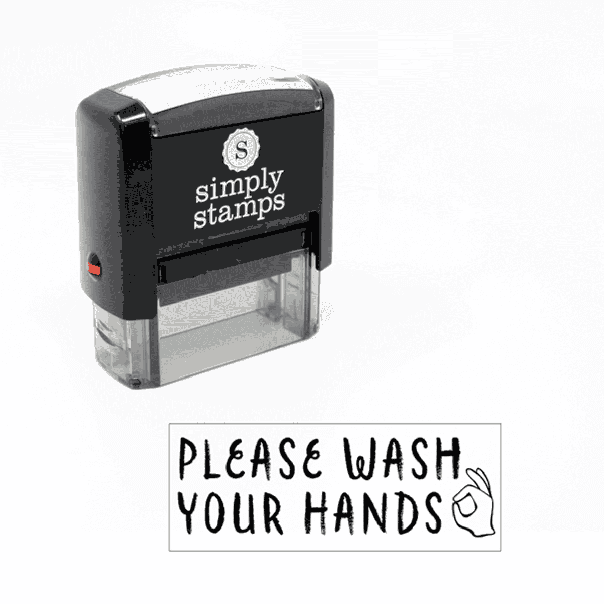 Please Wash Your Hands Stamp for Teachers