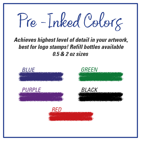 Pre-inked colors