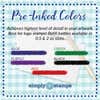 Pre-inked colors
