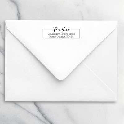 Prentice Fancy Border Address Stamp - alternate view