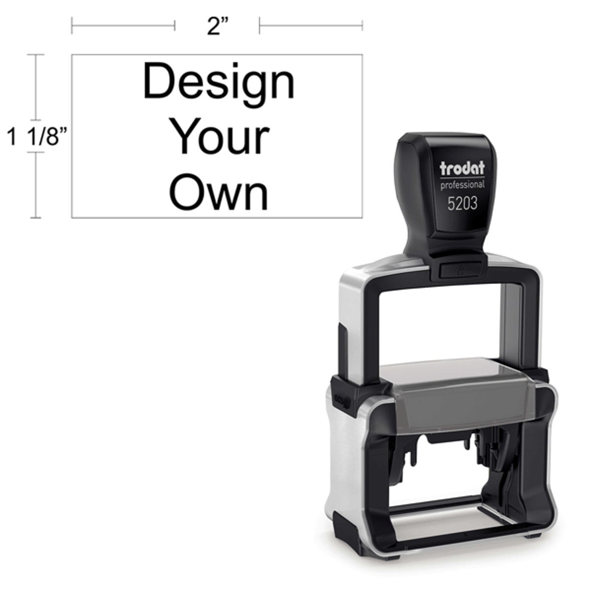 Customizable Trodat Professional 5203 Body and Design