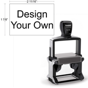 Customizable Trodat Professional 5208 Heavy Duty Self-Inking Stamp with Stainless Steel Frame and 2" x 2.75" Impression Size