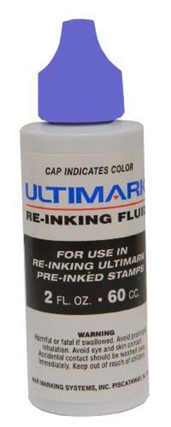 Ultimark Purple 2oz Refill Ink Bottle