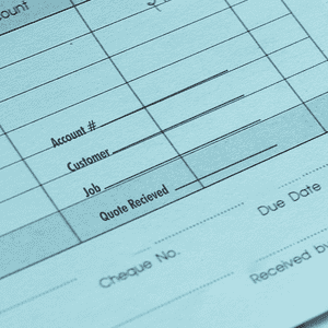 Simple Bold Sans Serif Business Form Stamp Lifestyle