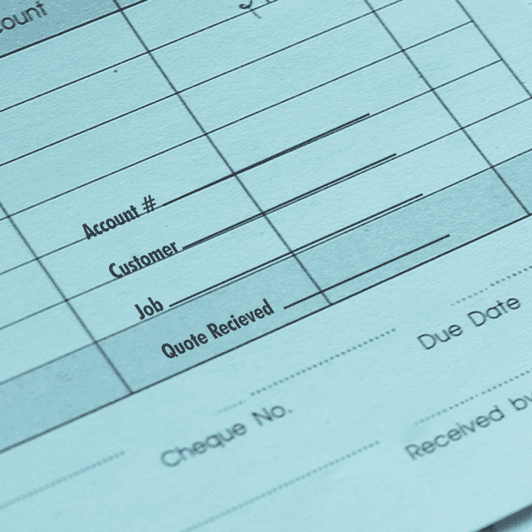 Simple Bold Sans Serif Business Form Stamp Lifestyle