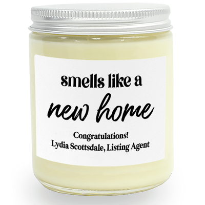Custom Realty Candle Smells Like A New Home