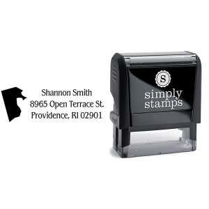 Rhode Island Return Address Stamp Body and Design