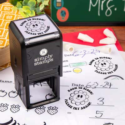Room to Bloom Teacher Stamp - alternate view