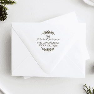 Round Branch Custom Address Stamp