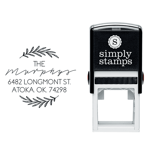 Round Branch Custom Address Stamp