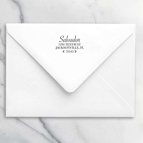 Savoye Serif Address Stamp