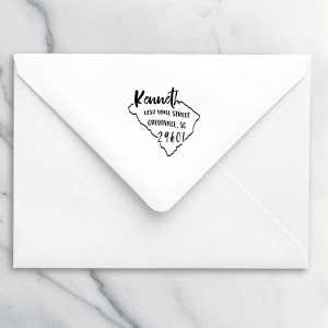 Custom South Carolina Address Stamp