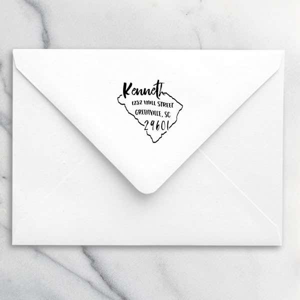 Custom South Carolina Address Stamp