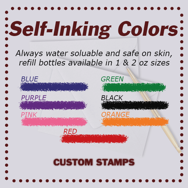 Lily Cross Address Stamp