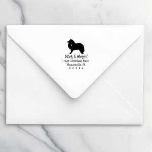 Shetland Sheepdog Love Address Stamp