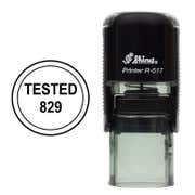 Custom Tested Inspection Stamp