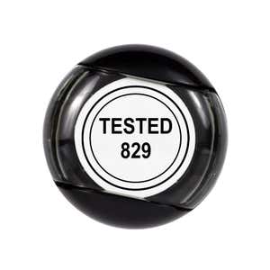 Overhead view of the Shiny R-517 stamp that leaves a half-inch diameter impression