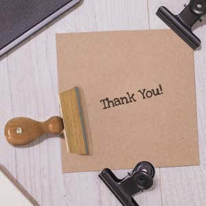 Customize Your Own Simple One Line Stamp