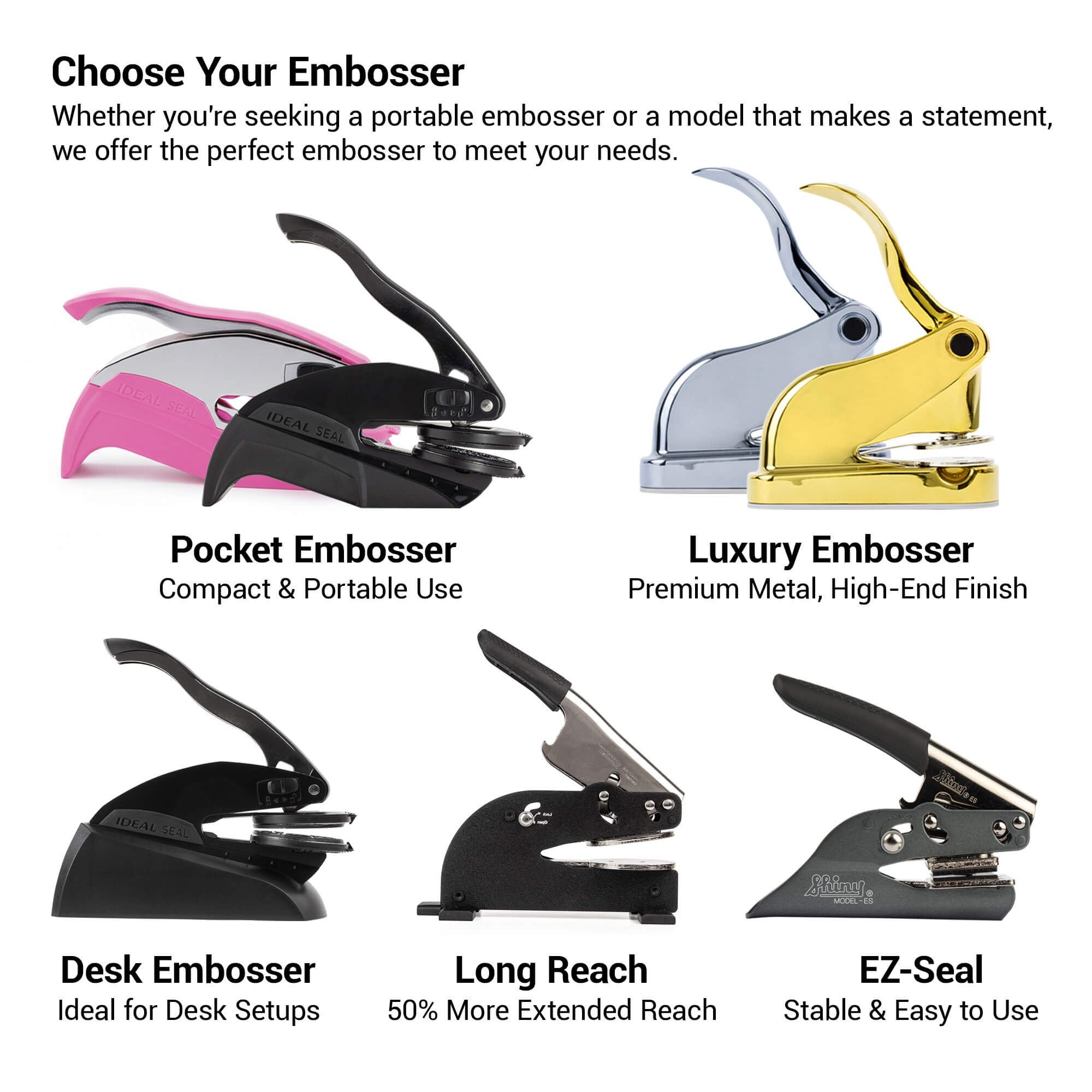 Choose your embosser type 