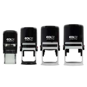 Colops Custom rubber stamp size options 