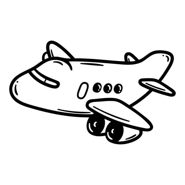 Airplane Craft Stamp