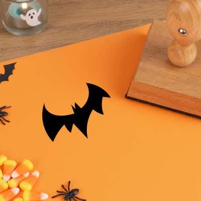 Spooky Bat Craft Stamp - alternate view