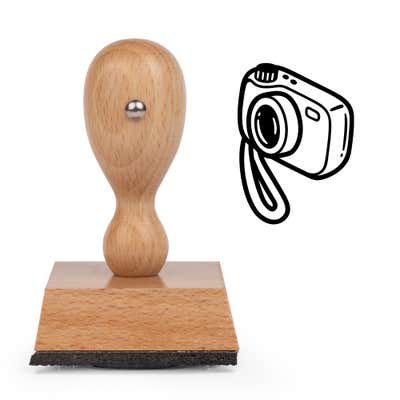 Camera Craft Stamp - alternate view