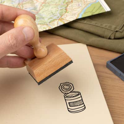 Camping Can Craft Stamp - alternate view
